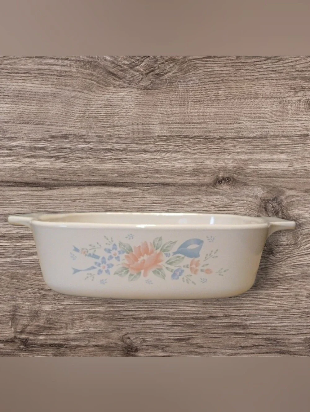 Vintage Corning Ware 1-quart Casserole Dish With Glass Lid
